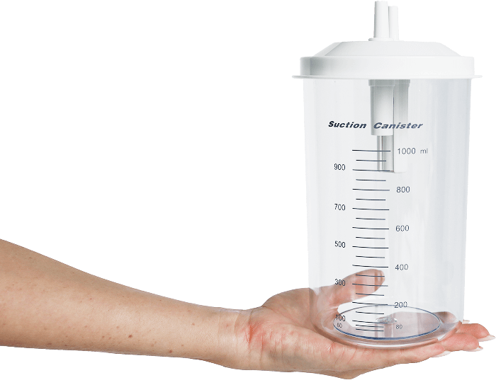 zberná nádoba ku odsávačke hlienov